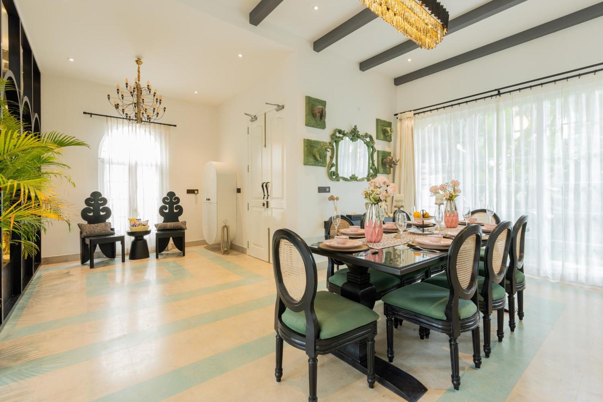 Elivaas 4 Bhk Villa With Pvt Pool & Jacuzzi-Yashgeet Siolim Exterior photo