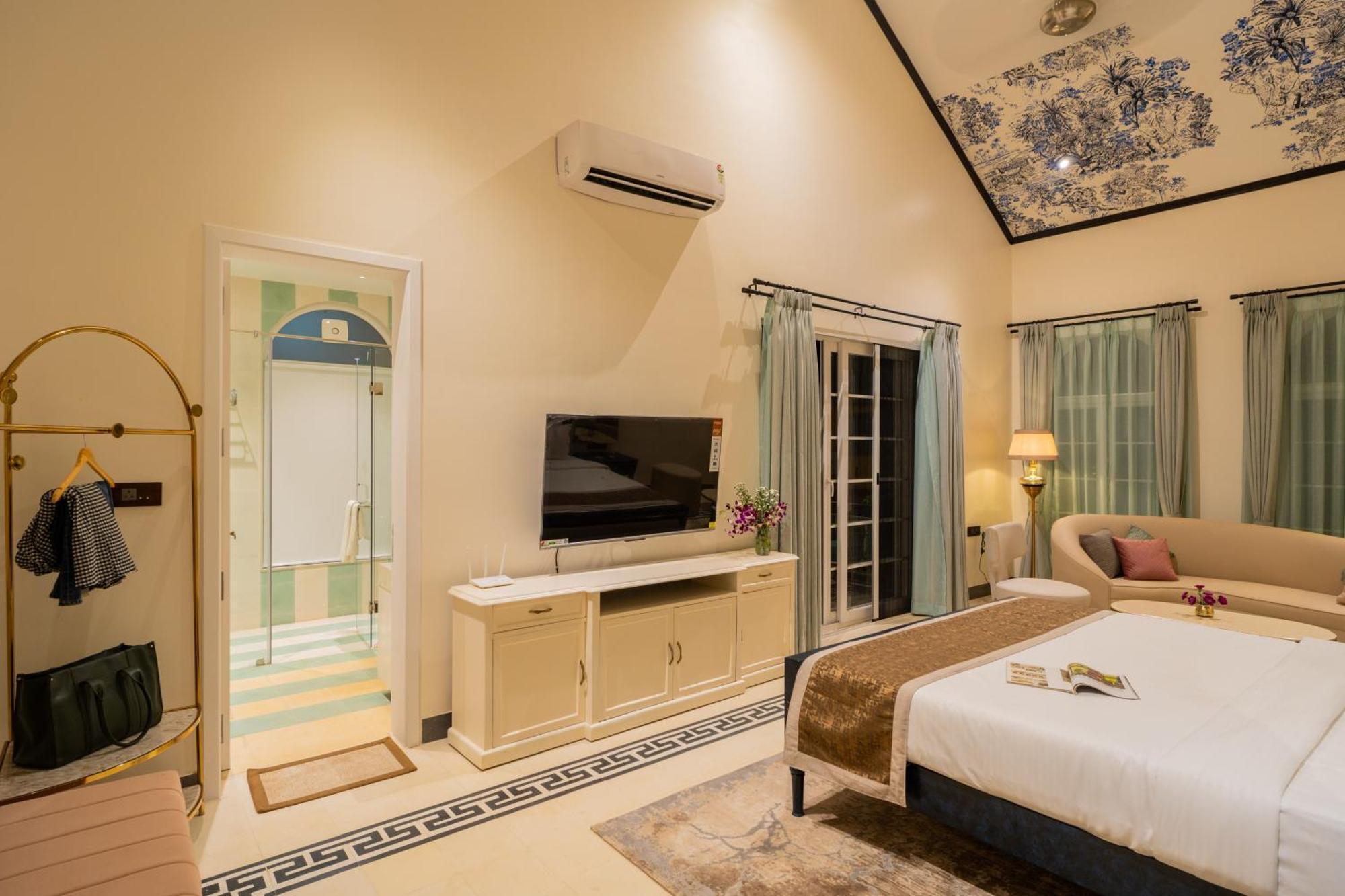 Elivaas 4 Bhk Villa With Pvt Pool & Jacuzzi-Yashgeet Siolim Exterior photo